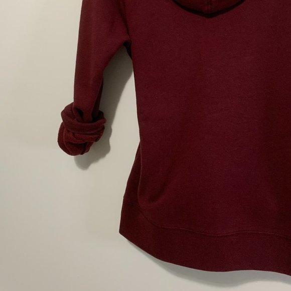 BURGUNDY HARVARD CLASSIC CAMPUS HOODIE | SWEATS | MACEWAN UNIVERSITY LOGO | MARO - Picture 4 of 9